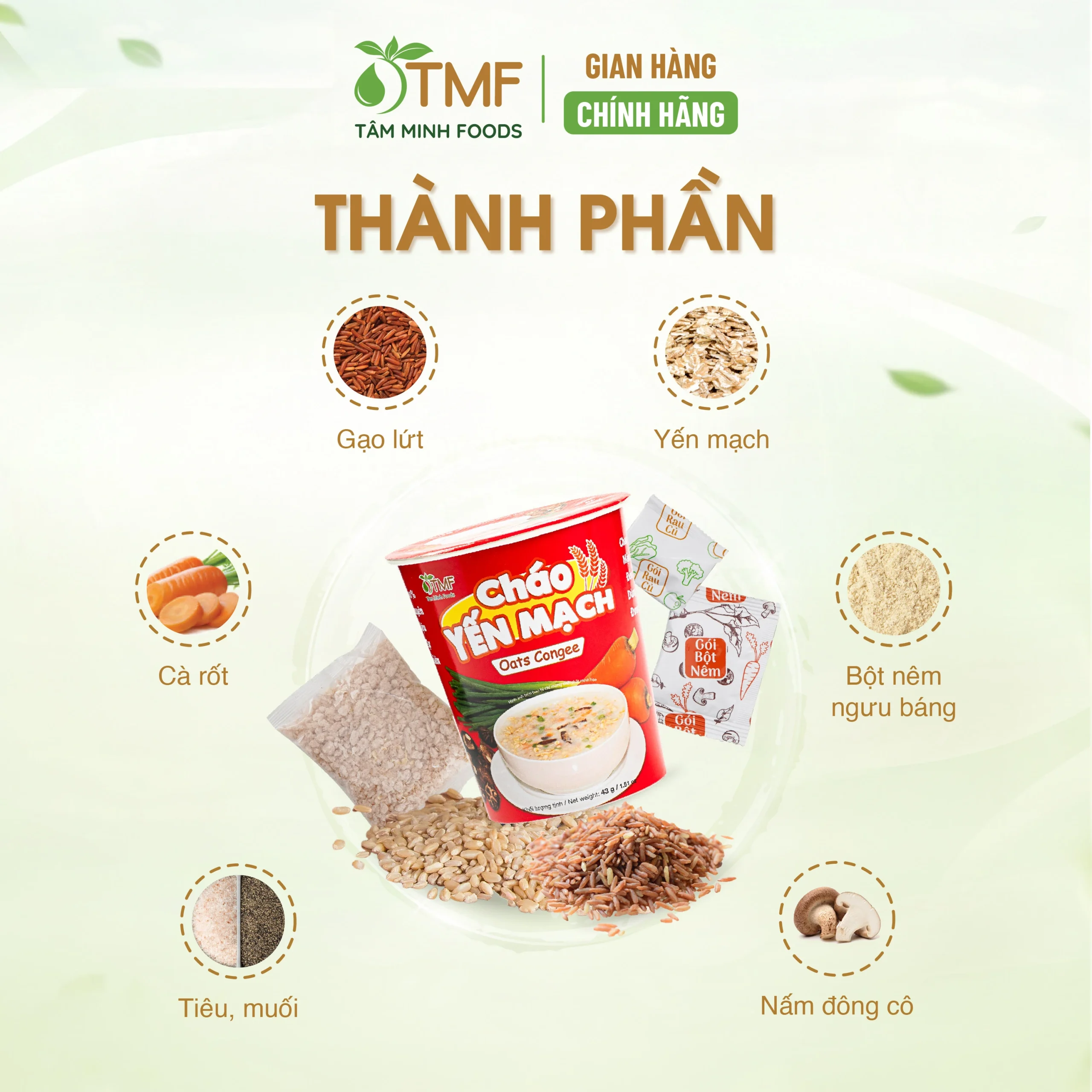 CHÁO YẾN MẠCH (LY)  