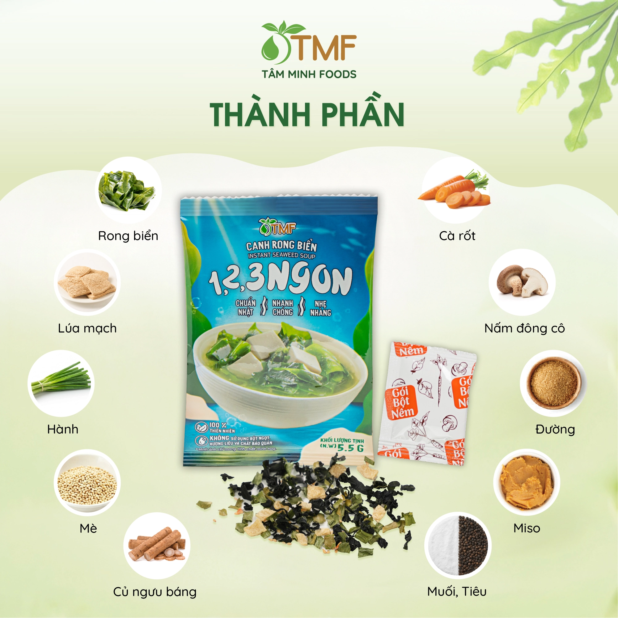 CANH RONG BIỂN 1,2,3 NGON 22G  