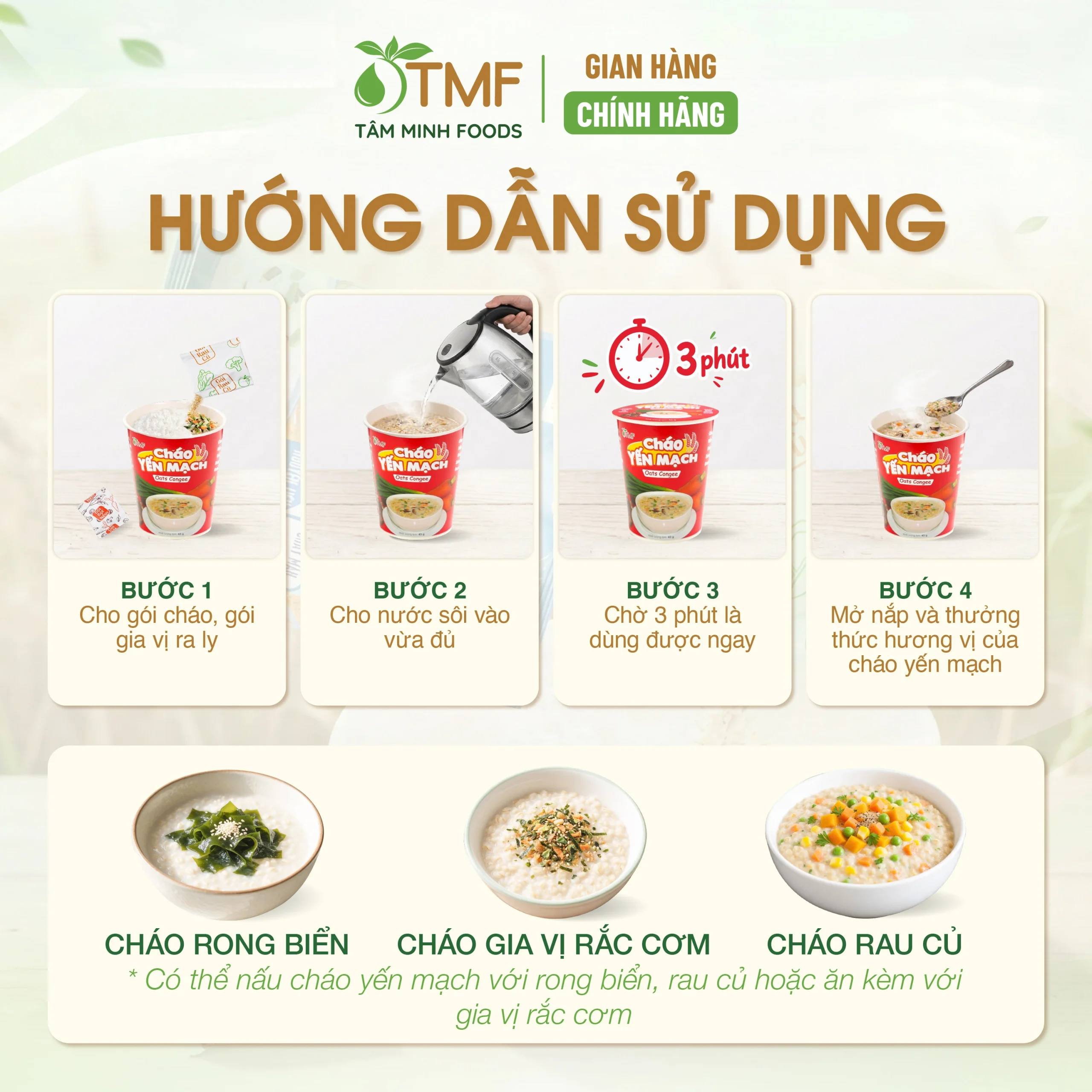 CHÁO YẾN MẠCH (LY)  