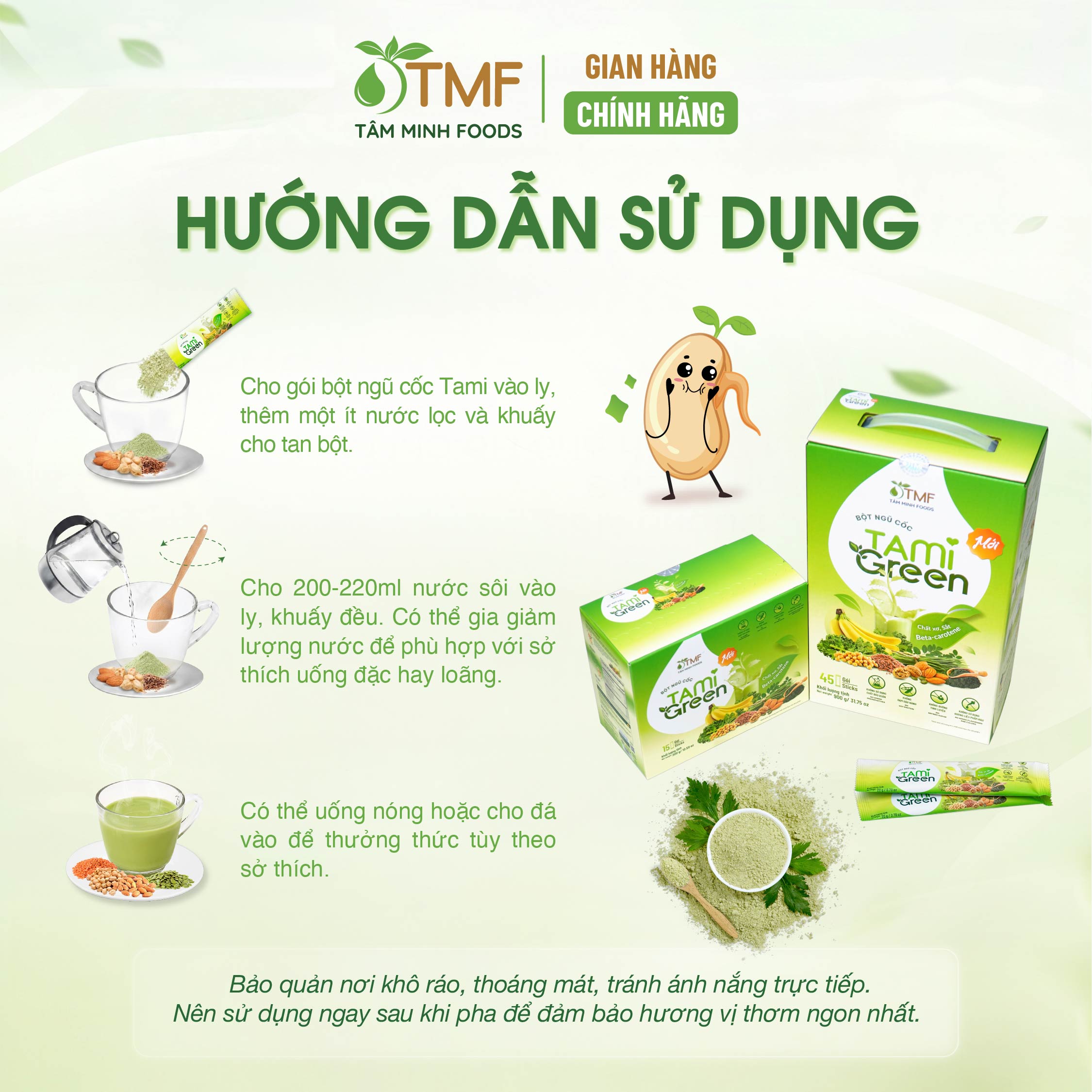 TAMIGREEN MIXED GRAIN POWDER 900G  