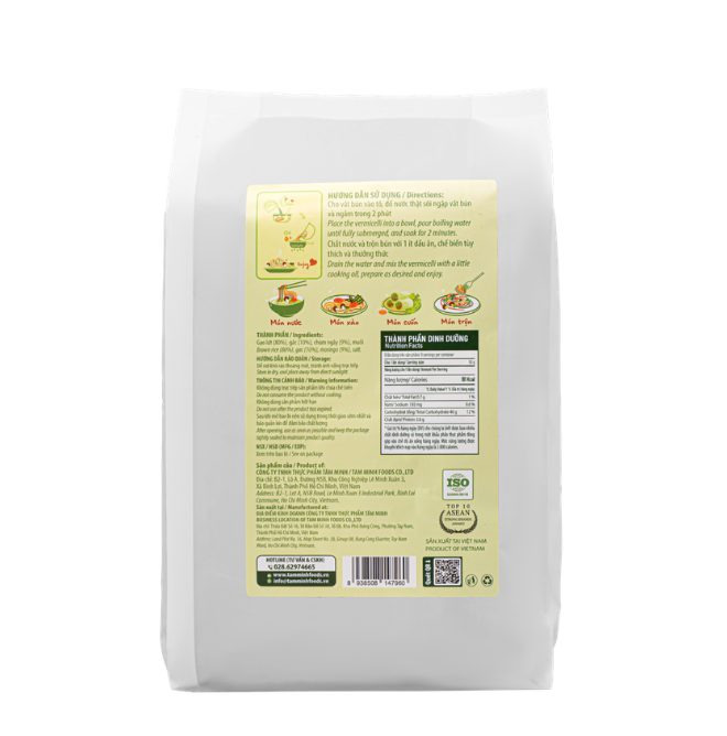 BÚN TAM SẮC ĂN LIỀN 450G  
